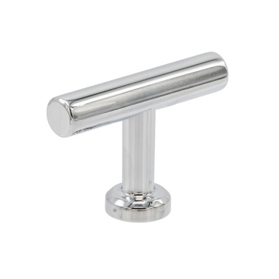 Cabinet Knob T Viva - Polished Chrome in the group Cabinet Knobs / Show all cabinet knobs / T-Knobs at Beslag Online (304402-11)
