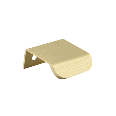 Edge Pull Handle Roundy - Brushed Brass in the group Cabinet Handles / Show all handles / Edge Pull Handles at Beslag Online (304411-11-V)