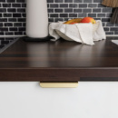 Edge Pull Handle Roundy - Brushed Brass