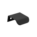 Edge Pull Handle Roundy - Brushed Black