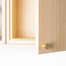 Cabinet Knob Copenhagen - 25mm - Raw/Polished Brass