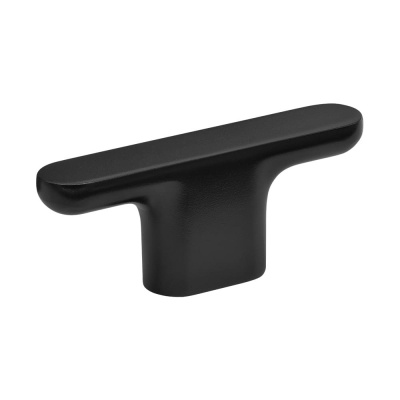 Cabinet Knob T Vibe Plain - Matte Black in the group Cabinet Knobs / Show all cabinet knobs / T-Knobs at Beslag Online (308410-11)