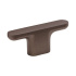Cabinet Knob T Vibe Plain - Dark Bronze Cabinet Knob T Vibe Plain - Dark Bronze