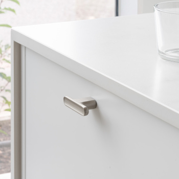 Cabinet Knob T Vibe Soft - Stainless Steel Look