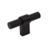 Cabinet Knob T Helix - Matte Black Cabinet Knob T Helix - Matte Black