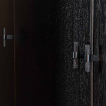 Cabinet Knob T Helix - Matte Black