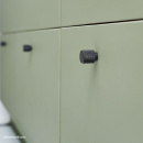 Cabinet Knob Helix  - 20mm - Matte Black