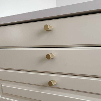 Cabinet Knob Helix - 20mm - Brass