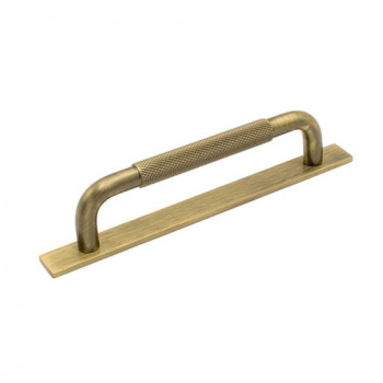 Handle Helix/Back Plate - 128mm - Antique Bronze