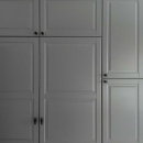 Cabinet Knob T Helix Stripe - Matte Black