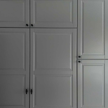 Cabinet Knob T Helix Stripe - Matte Black