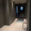 Cabinet Knob T Helix Stripe - Brass