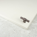 Cabinet Knob T Helix Stripe - Dark Bronze