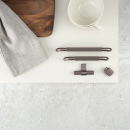 Cabinet Knob T Helix Stripe - Dark Bronze