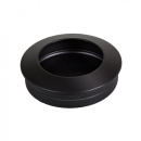Recessed Handle Hollow - 60mm - Black