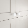 Cabinet Knob Prism - 32x32mm - Matte Black