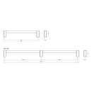 Handle Linkk - Brushed Brass