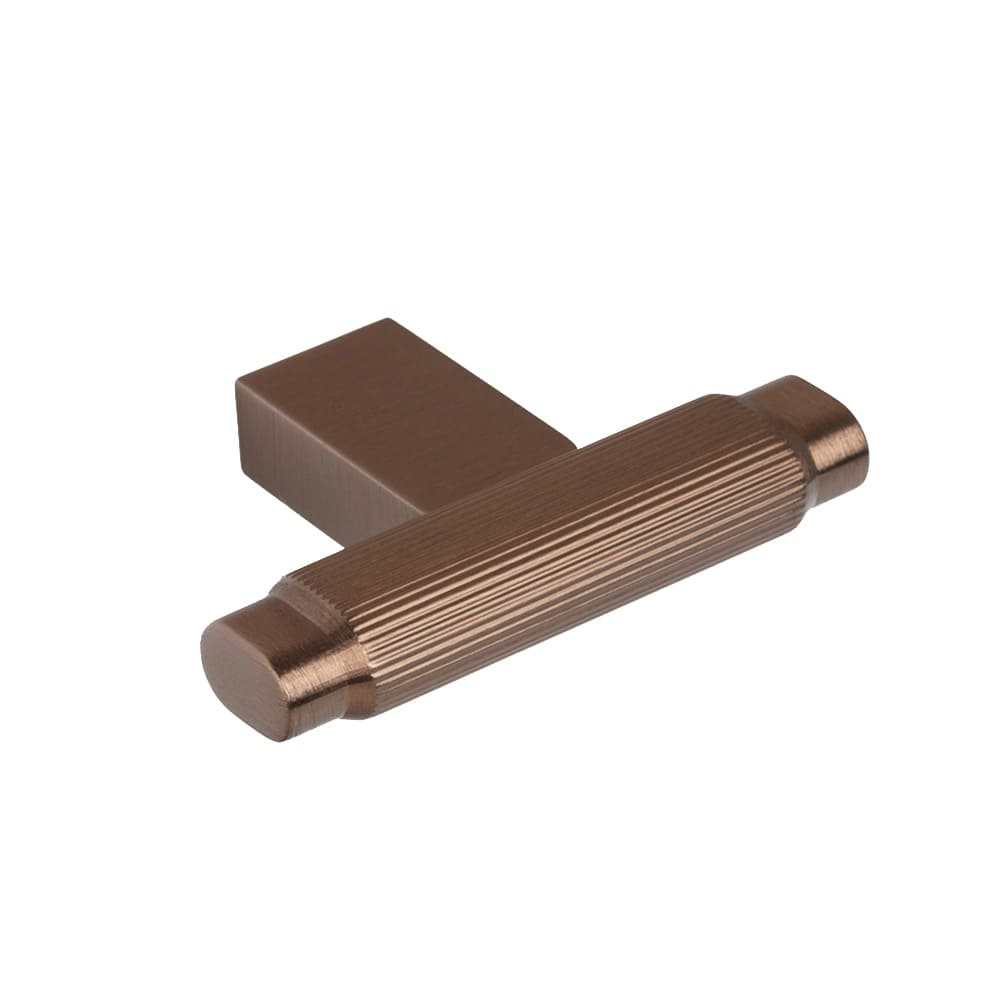 Cabinet Knob T Brooklyn - Brushed Bronze