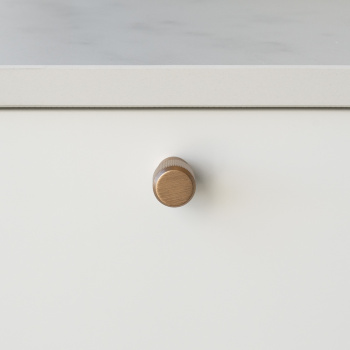 Knob Brooklyn Ø20mm - Dark Brushed Brass