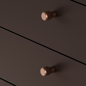 Knob Brooklyn Ø20mm - Brushed Bronze
