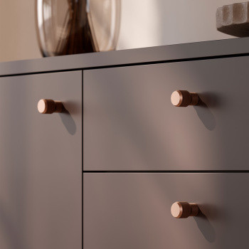 Knob Brooklyn Ø20mm - Brushed Bronze