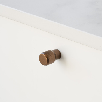 Knob Brooklyn Ø20mm - Brushed Bronze
