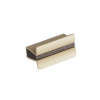 Handle Papillon -32mm - Dark Stained Oak/Matte Brass