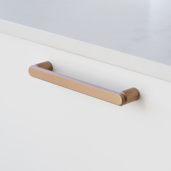 Handle Fase cc160mm - Dark Brushed Brass
