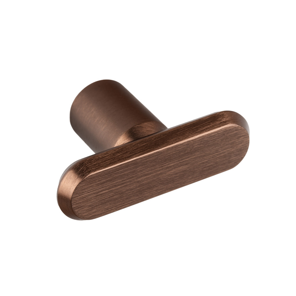Knob T Fase - Brushed Bronze