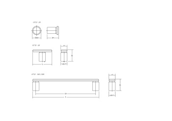 Knob T Fase - Brushed Bronze