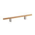 Handle Kumo Wood - Oak/Stainless Steel Look Handle Kumo Wood - Oak/Stainless Steel Look