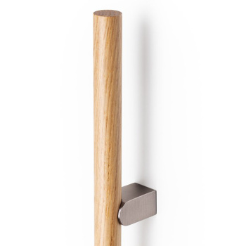 Handle Kumo Wood - Oak/Stainless Steel Look