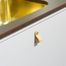 Loop Round - Brown Leather/Brass