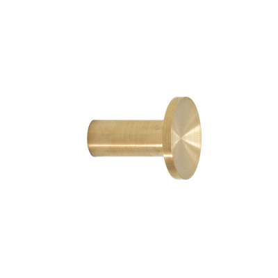 Hook Sture - 18mm - Brushed Untreated Brass in the group Hooks / Color/Material / Brass at Beslag Online (339375-21)