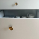 Cabinet Knob Sture - 28mm - Brushed Untreated Brass