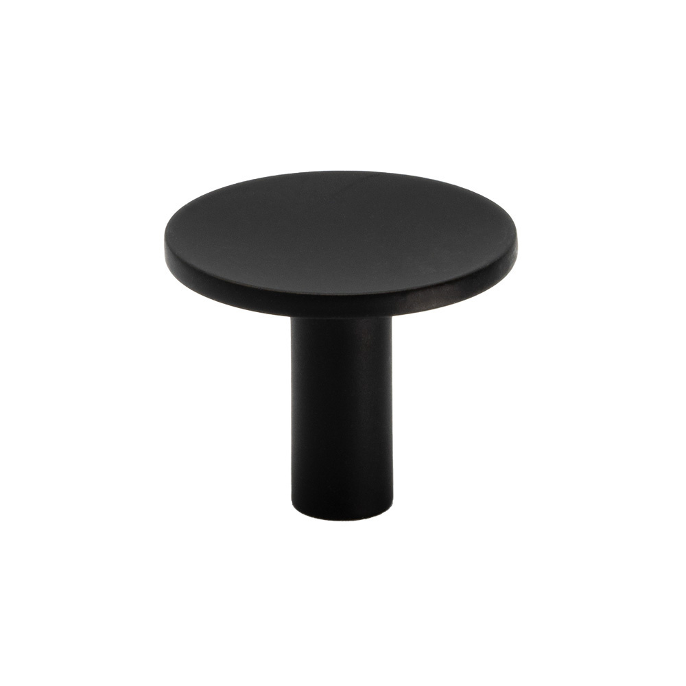 Cabinet knob Sture in matte black from Beslag Design
