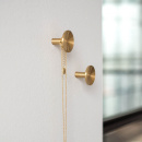 Hook Sture - 28mm - Brushed Untreated Brass