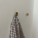 Hook Sture - 28mm - Brushed Untreated Brass