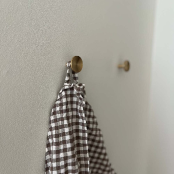 Hook Sture - 28mm - Brushed Untreated Brass