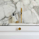 Cabinet Knob Dalby - Polished Untreated Brass