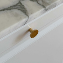 Cabinet Knob Dalby - Polished Untreated Brass