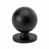 Cabinet Knob Solliden - Matte Black Cabinet knob Solliden in matte black from Beslag Design