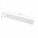 Ventilation Grille - 598x125 - White