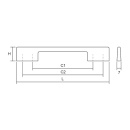 Handle Laia Mini - 160/192mm - Matte Black