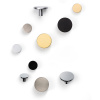 Cabinet Knob Como Big - Chrome