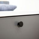 Cabinet Knob Como - Stainless Steel Finish