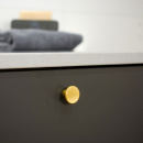 Cabinet Knob Como - Brushed Brass