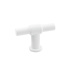 Cabinet Knob T-type - Matte White Cabinet knob T-type in matte white from Beslag Design