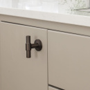 Cabinet Knob T Uniform - Burnished Brass
