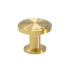Cabinet Knob Uno - Brushed Untreated Brass Cabinet Knob Uno - Brushed Untreated Brass